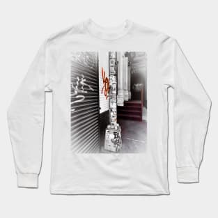 Stickers Graffiti Street Art NYC SoHo Long Sleeve T-Shirt